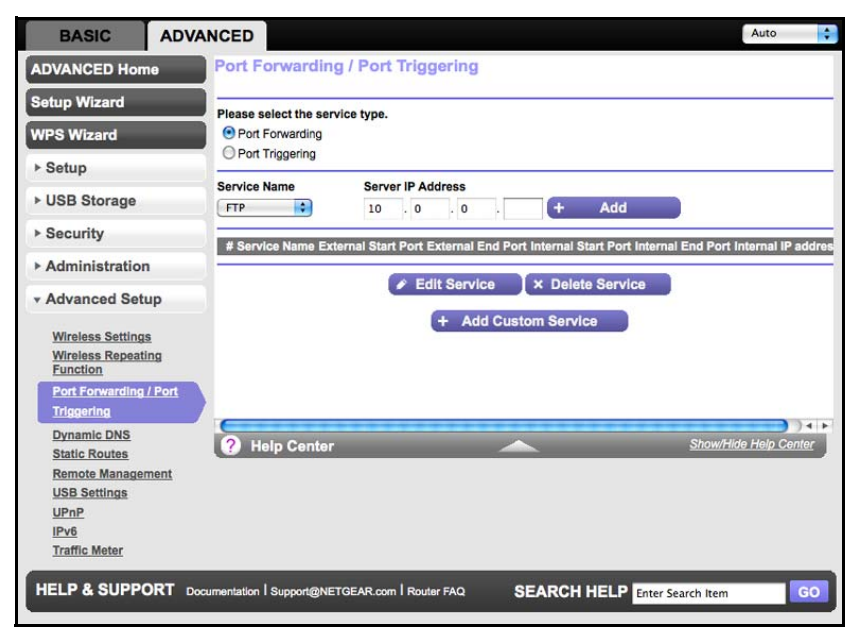 port forwarding netgear wnr3500